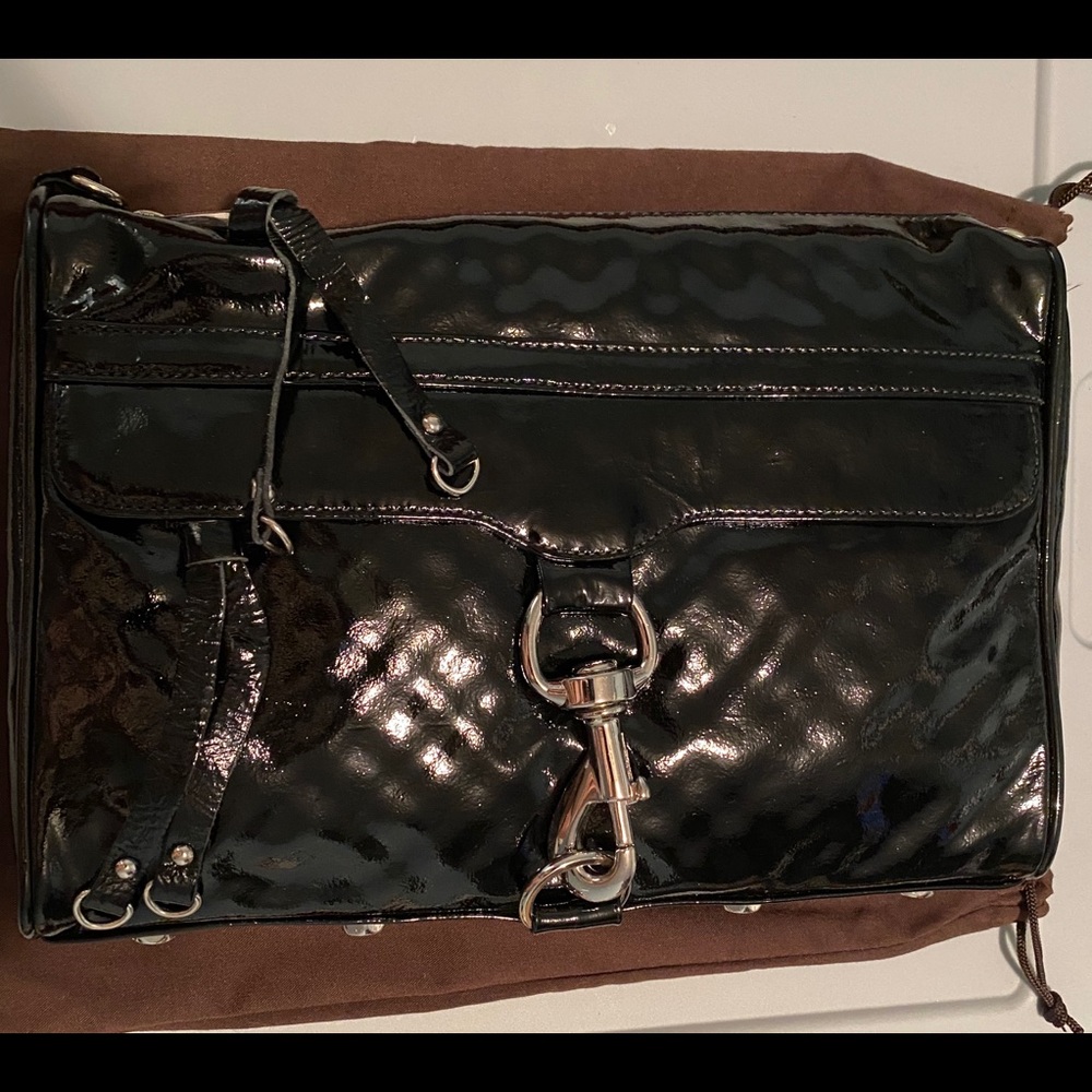 Rebecca Minkoff MAC Black Patent